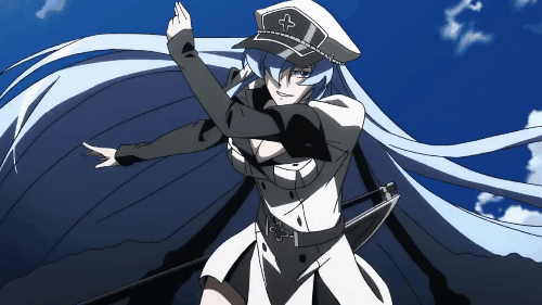 Esdeath's Beautiful Attack The Badass Female Anime Characters