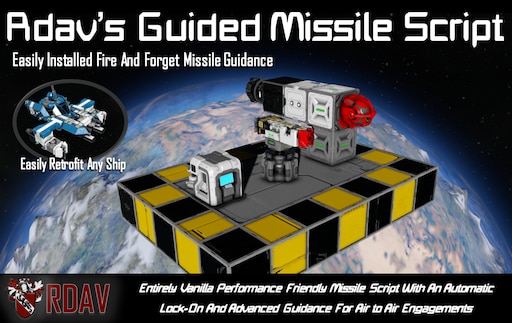 Scripted space. Space Engineers Guide Missile. Missile Lock.